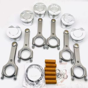 N52 Forged Pistons Forged Connecting Rods Kit For BMW N52B30 Z4 E64 E87 E90